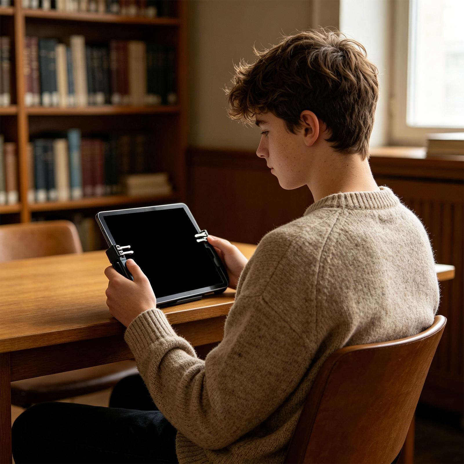 Tablet Accessories For Students - Sechs-Finger-Game-Controller, Tablet-Zubehör, Tablet-Zieltaste, Joystick für Frauen,