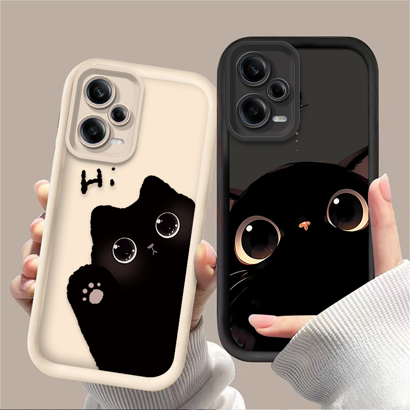 Xiaomi Redmi Note 13 - Schöne Big Eyed Cat Handyhülle für