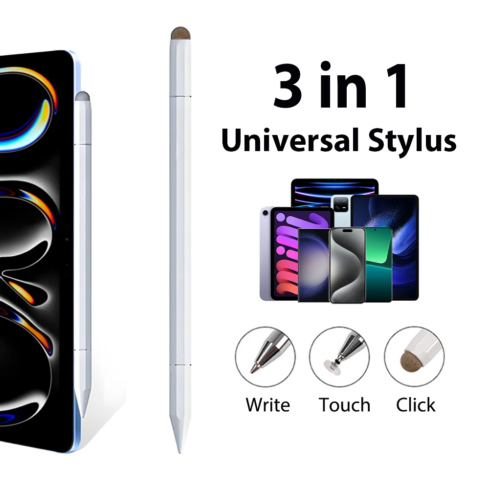 Samsung Tablet Drawing Accessories - 3-in-1 Universeller Magnetischer Stylus-Stift für iPad