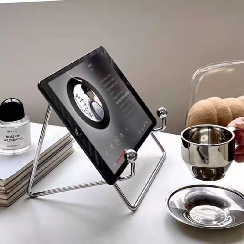 Tablet Accessories For Reading - Tragbarer Metallständer im Wind-Design, verstellbarer Tablet-Halter