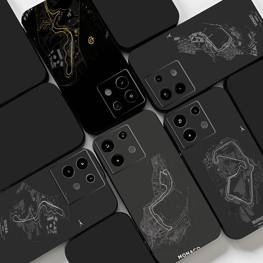 Xiaomi Redmi Note 13 - F1 Race Track Print Handyhülle für