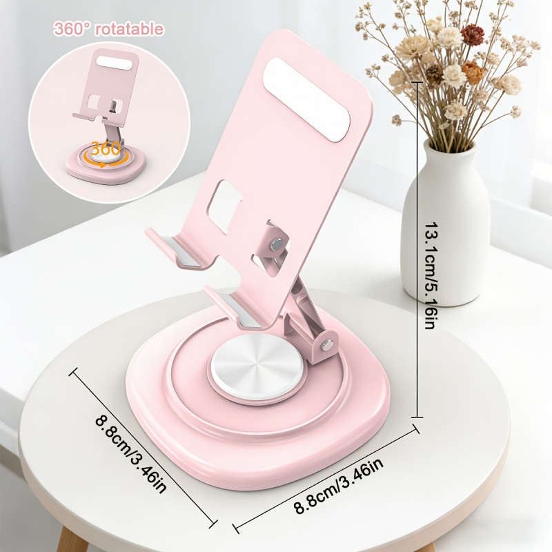 Tablet Stand Accessories - Macaron Desktop Metall-Drehständer für Telefon und