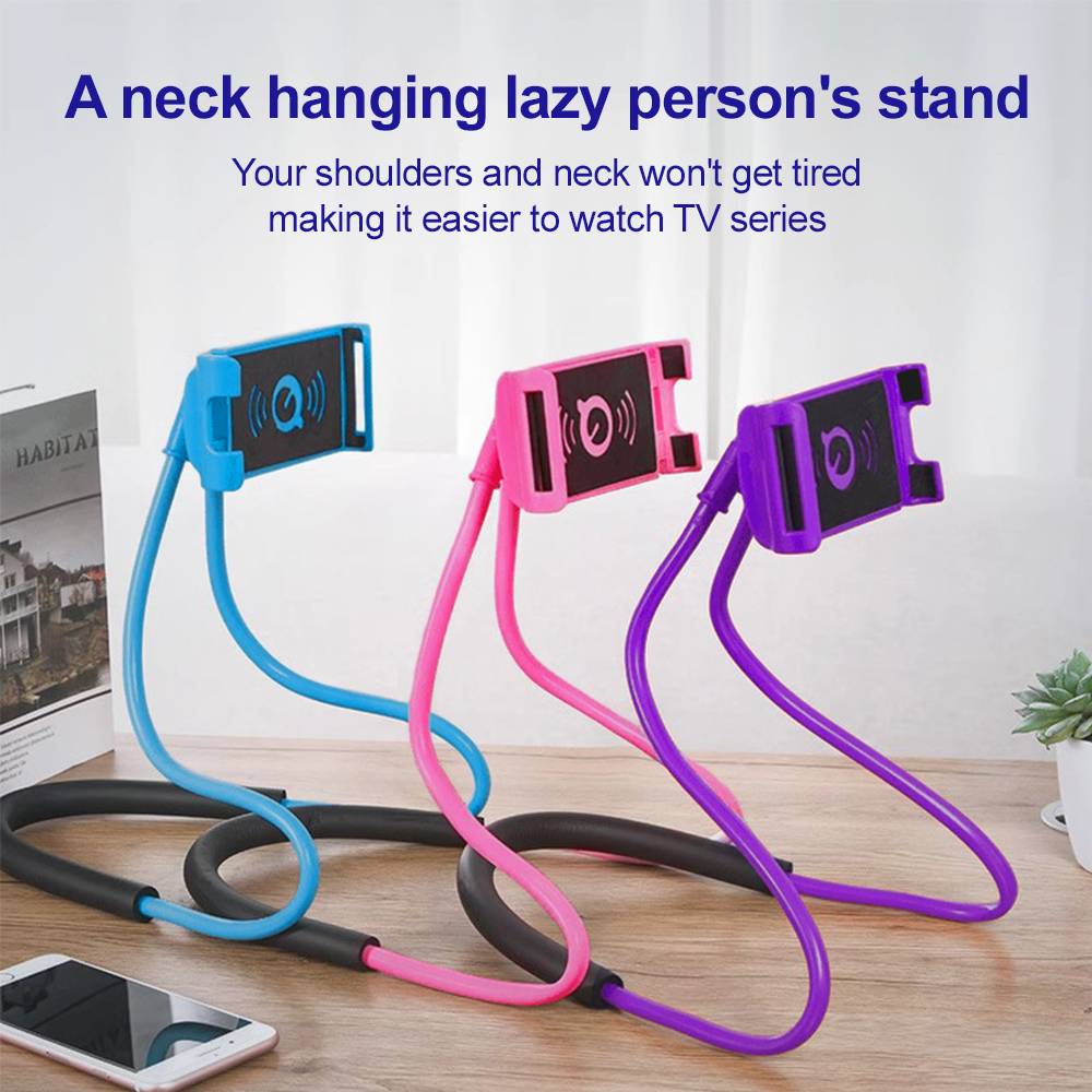 Onn Tablet Accessories - Halsband-Handyhalterung Flexibler Schwanenhals-Handyhalter 360° Drehbare Tablet-Halterung