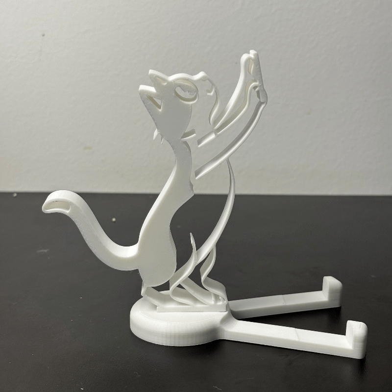 Abstrakter Hohllinien-Katzen-H – Tablet Stand Accessories Bewertung und Preis